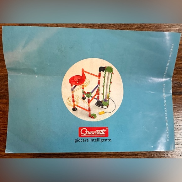 346. Kids Quercetti Marble Run with Motorized Elevator, 177 Pieces - Picture 13 of 16